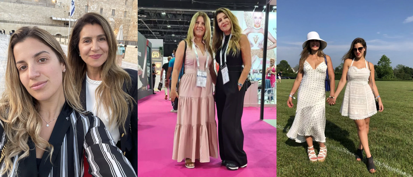 The female founders of Ellatu, Mother and Daughter Nicole and Vanesa with Sister Nadia Hasson