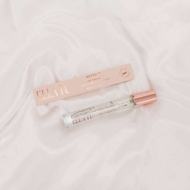 The Ellatu Silky Touch Hair Fragrance. Captivate your surroundings with the incredible scent of bergamot, amber and sandalwood. 