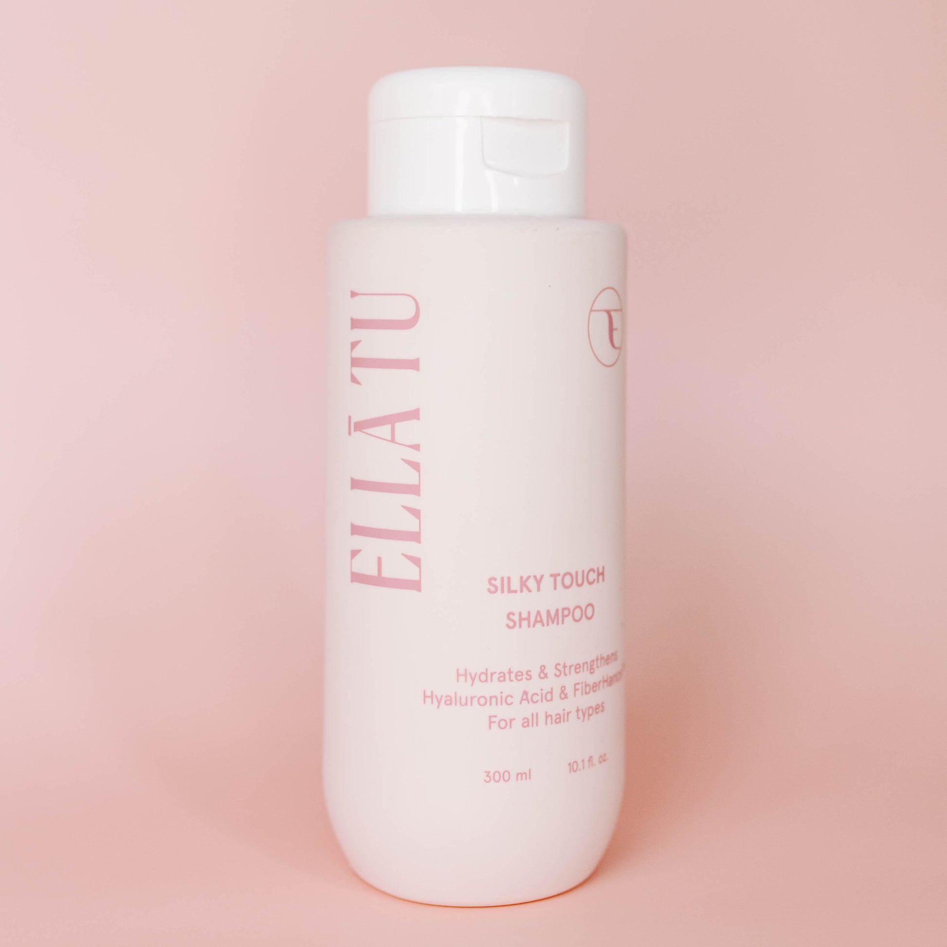 Ellātu Silky Touch Shampoo is a gentle cleanser specially formulated for dry, damaged hair. It removes impurities without harsh detergents.